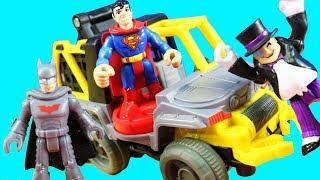 Batman & Superman Go In Disguise | Frozen Mr. Freeze | Superhero Adventure | Creative Play Stories