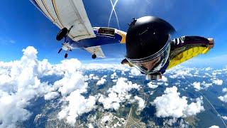 Wingsuit Skydiving Compilation (Sounds of Human Flight) Raw Sound Bath ASMR 