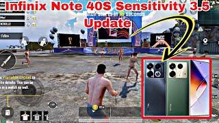 Infinix Note 40s Sensitivity 3.5 update ALL INFINIX MODEL WORKING  Zero Recoil setting in every m