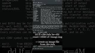  Linux CLI 29d  dd command examples  #linux #shell #cli #konsole #ubuntu #fedora #opensuse
