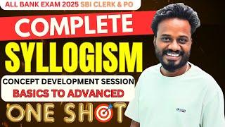 Complete Syllogism For All Banking & Insurance Exams | Beginner to Topper |  Pre to Mains | Mani Sir