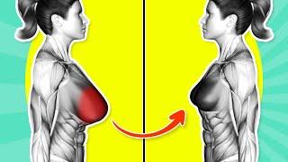  Shrink BREAST Size in 5 Weeks  EASY 10 min Workout