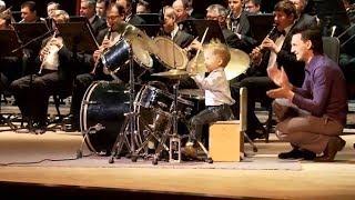 Toddler from Novosibirsk is a Drumming Prodigy!