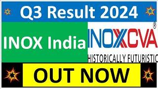 INOX INDIA Q3 results 2024 | INOX INDIA results today | INOX INDIA Share News | INOX INDIA Share