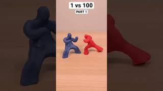 1 vs 100 Part 1! 99 claymations to go… may take a while!  If you’ve got ideas let me know!