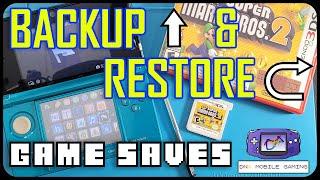 Backup Restore Nintendo 3DS Game Saves How To Guide