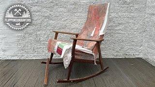 Old broken rocking chair - RESTORATION