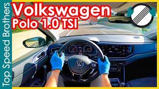 VW Polo VI 1.0 TSI (2021) AUTOBAHN POV TOP SPEED  #TopSpeedBrothers