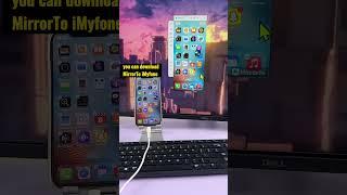 Control iphone from pc?!#screenmirroring   #screencast  #mobiletopc   #controliphonefrompc