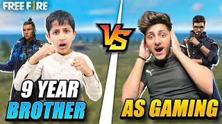 My 9 Year Brother Challenge For 1 Vs 1 10,000 Diamonds   Challenge - Garena Free Fire