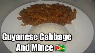 How To Make Guyanese Cabbage & Mince/Cooking With Afton