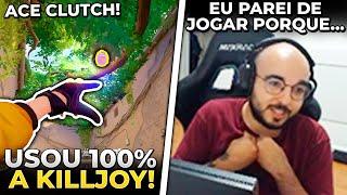 SACY COMENTA SOBRE SEU FUTURO COMO PRO PLAYER! ACE CLUTCH USANDO 100% KILLJOY - VALORANT CLIPS