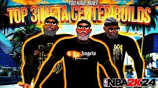 TOP 3 BEST CENTER BUILDS FOR BEGINNERS AND WHY YOU SHOULD BE USING THEM IN NBA2K24! BEST BUILDS 2K24