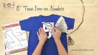 DIY Team Jerseys Using Iron-on Numbers: How to Tutorial