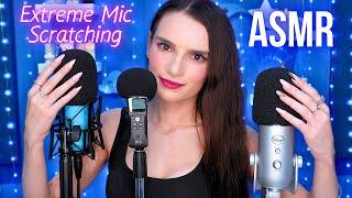 ASMR EXTREME Mic Scratching with 3 MICS & Long Nails to MELT Your Brain  No Talking for Sleep  4K