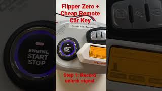 Flipper Zero + Cheap Remote Car Key