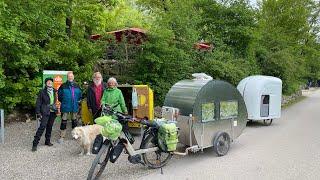1. Fahrradwohnwagentreffen in Pappenheim 2023. Teil 1
