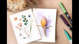New Tombow Watercoloring Set Nature, designed by @mayandberry