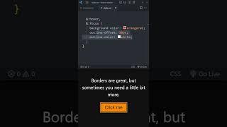 CSS border effects without using borders