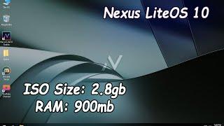 Nexus LiteOS 10 LTSC 21h2 (19044.2846) Size:2.8gb | x64 Multi-Language | windows 10 lite