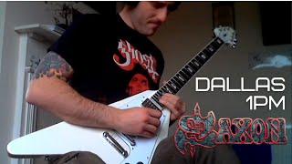 Saxon Dallas 1pm Guitar Solo Cover - Graham Oliver Vintage Signature Guitar