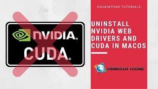 How to Uninstall CUDA drivers and NVIDIA Web Drivers from macOS Mojave