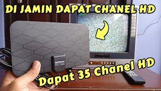 #digital Cara Setting & Pakai ANTENA DIGITAL HDTV Slim Indoor Buat TV TABUNG.