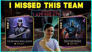 BMWL + Deathstroke Is Back And Deals 1.4 Billion Damage Injustice 2 Mobile