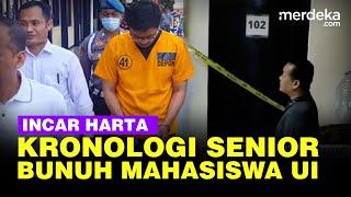 Kronologi Sadis nan Licik, Senior Bunuh Mahasiswa UI Motif Incar Harta