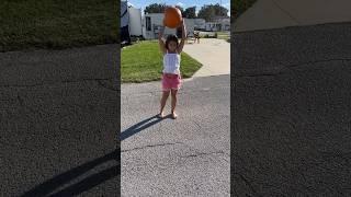 Kids destroy giant pumpkin  #shorts