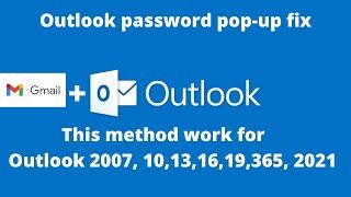 outlook password popup problem fix  | less secure app access gmail not showing [2022]