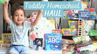 TODDLER CURRICULUM PLAN & HOMESCHOOL HAUL | TOT SCHOOL 20-21