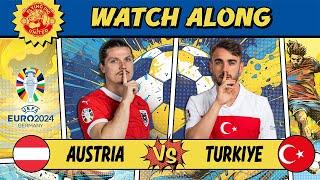 Austria VS Turkey 1-2 LIVE WATCH ALONG EURO 2024 #austria #turkey #euro2024