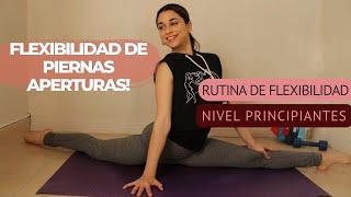 ¡FLEXIBILIDAD DE PIERNAS PARA APERTURAS! | Nivel PRINCIPIANTES | Sabrina Acosta