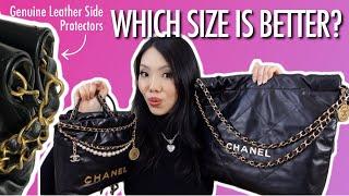 CHANEL 22 BAG UPDATE: SMALL vs MINI Comparison, Side Protectors & Should you Buy it? FashionablyAMY