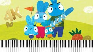 Cartoonito - Brave Bunnies Theme Song 4K Sheet Music