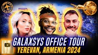  [4K] YEREVAN, ARMENIA - 2024: GALAXSYS & DIGITAIN OFFICE TOUR VLOG | WINERY TOUR