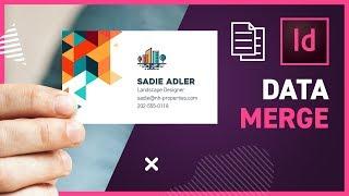 How to use DATA MERGE in InDesign CC 2019