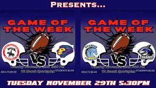 VBMS Football Semifinals Larkspur vs Bayside 5:30PM EST