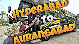 Hyderabad to Aurangabad Bus Journey | travel vlog