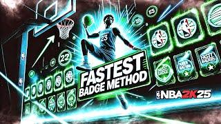  "FASTEST BADGE METHOD in NBA 2K25!  Unlock Legend Badges in 1 hour!