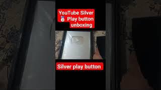 YouTube Silver Play button unboxing