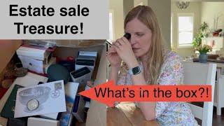 Estate sale cash! Unboxing a collection from a knighted Colonals estate!