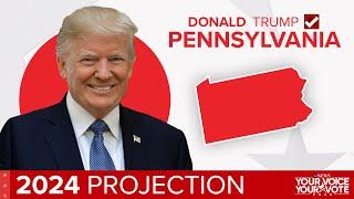 2024 Election: Donald Trump projected to win Pennsylvania