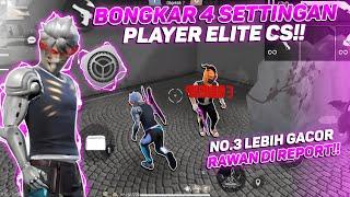 BONGKAR SETTINGAN SENSITIVITAS DPI SET ANDRO DAN CUSTOM HUD PLAYER ELITE CS AUTO HEADSHOT !!