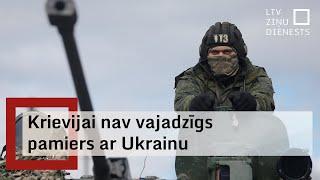 Kremļa pārstāvji skeptiski izsakās par iespējamo pamieru ar Ukrainu