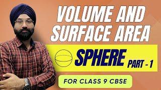 Volume and Surface Area - Sphere 1 - CBSE 9 - By Gagan Sir #2025exams #class9cbsemaths