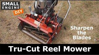 Sharpen Tru-Cut Reel Mower Blades, blade lapping