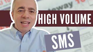 High volume sms sending and receiving