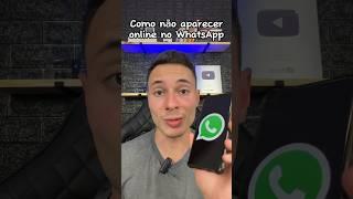 Como não aparecer online no WhatsApp #whatsapp #dicas #celular #android #samsung